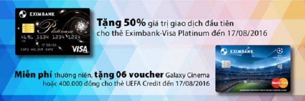 Eximbank triển khai chương trình “Phát hành thẻ ngay, quà tặng trao tay”